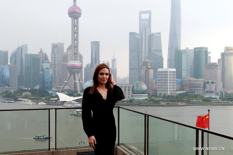 Angelina Jolie à Shanghai