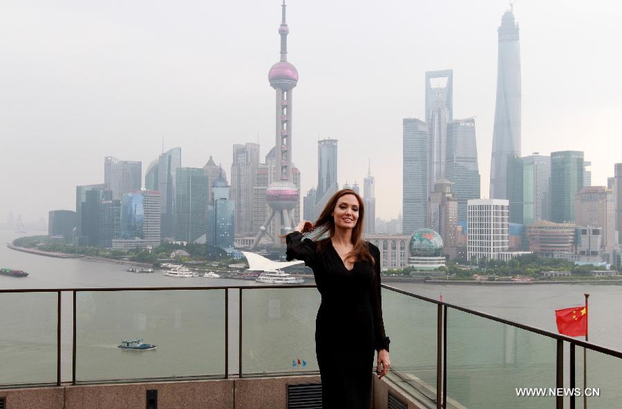 Angelina Jolie à Shanghai