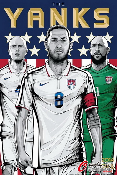 Etats-Unis : Michael Bradley, Clint Dempsey, Howard
