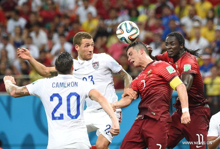 Mondial 2014/Groupe G: un match nul entre le Portugal et les états-Unis