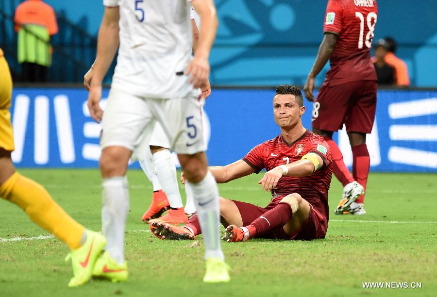 Mondial 2014/Groupe G: un match nul entre le Portugal et les états-Unis