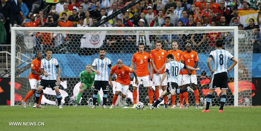 Mondial 2014: l'Argentine rejoint l'Allemagne en finale