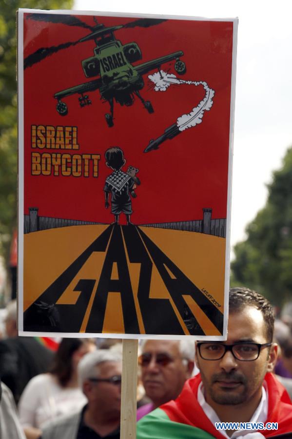 France : plusieurs milliers de manifestants propalestiniens défilaient mercredi dans la capitale