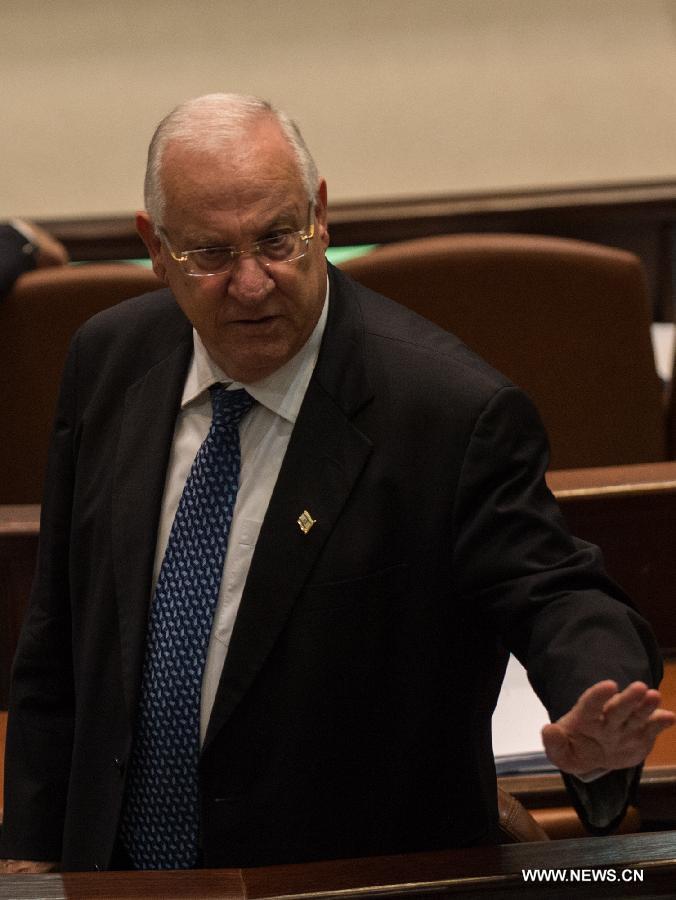 Reuven Rivlin investi en tant que dixième président israélien