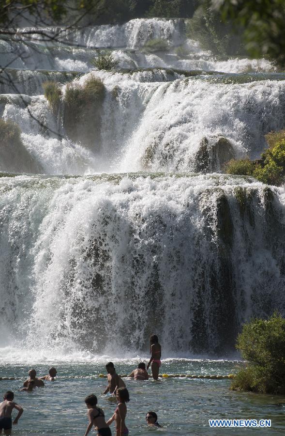 La belle ville ?ibenik de Croatie