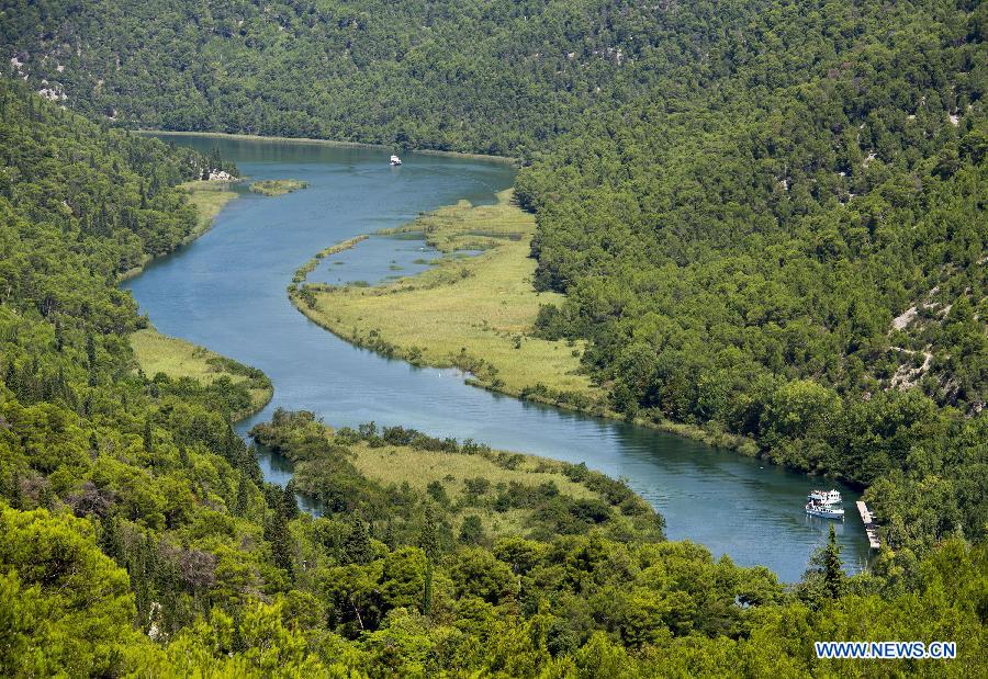 La belle ville ?ibenik de Croatie