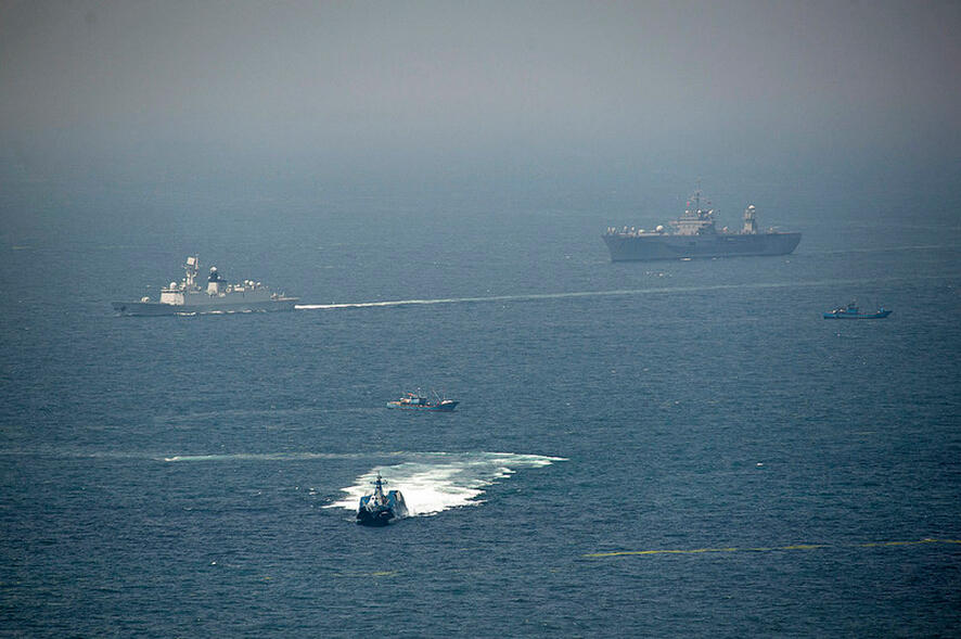 Exercices navals sino-américains au large de Qingdao