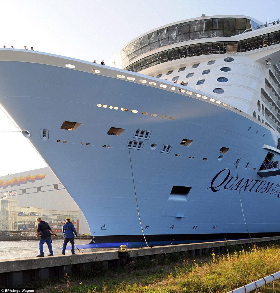 Le troisième plus gros navire de croisière du monde lève l’ancre