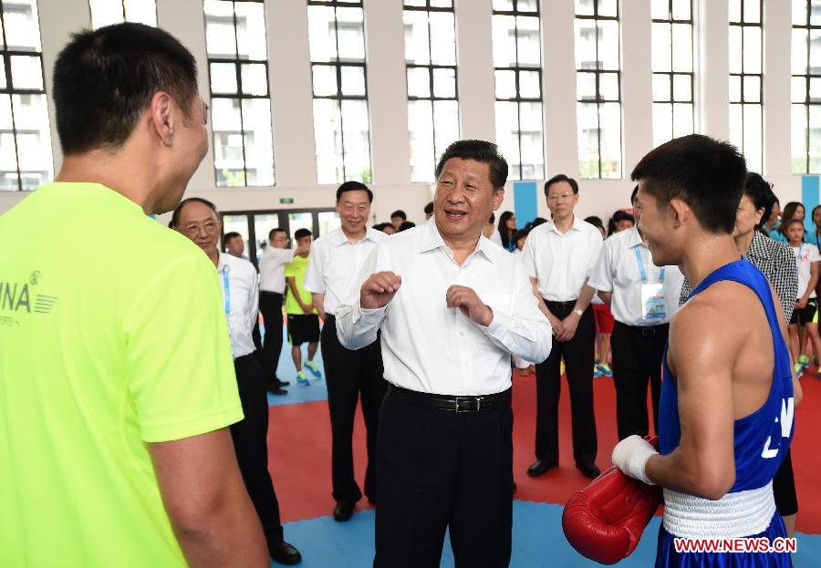 Le président chinois appelle les participants des JOJ à mettre l'accent sur l'esprit sportif et l'amitié