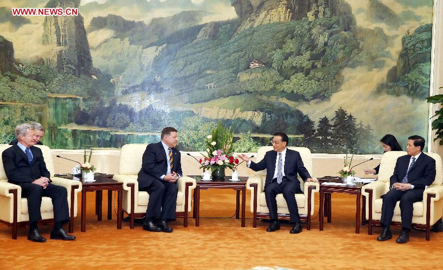 Le Premier ministre chinois rencontre une délégation du congrès américain