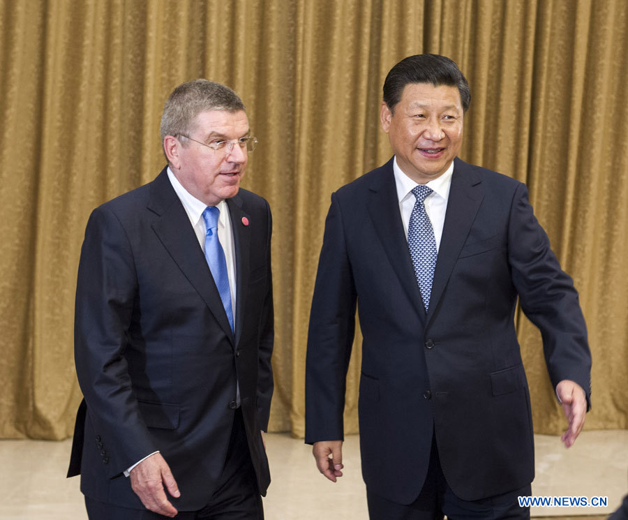 Xi Jinping rencontre le président du CIO