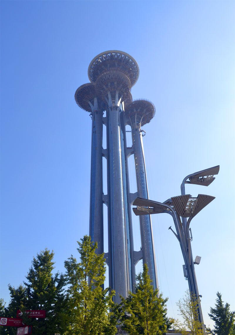 La tour ? Grand clou ? dévoilée à Beijing