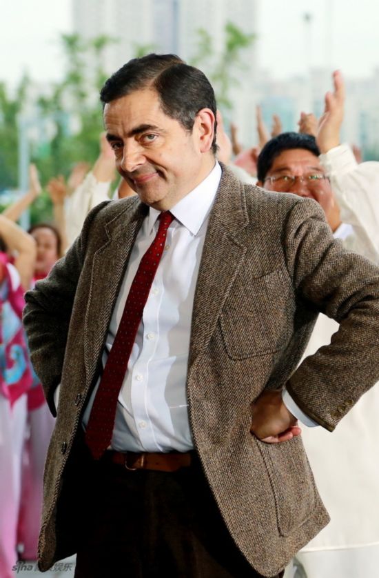 Rowan Atkinson, ?Mr. Bean? fait le show à Shanghai