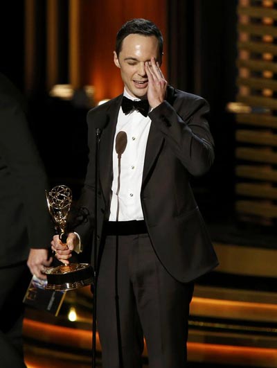 Jim Parsons, acteur de la série "The Big Bang Theory" 