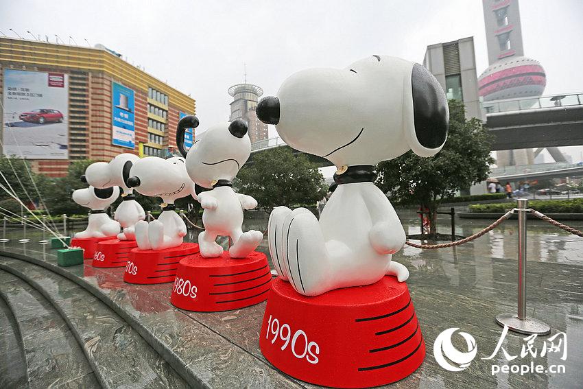 Un Snoopy géant à Shanghai