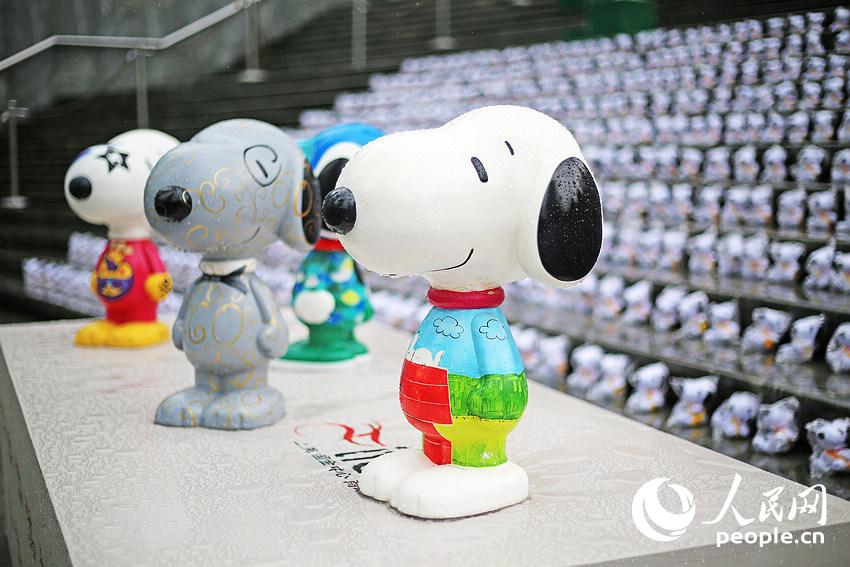 Un Snoopy géant à Shanghai