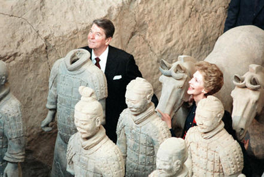 L'ancien président des Etats-Unis Ronald Reagan 