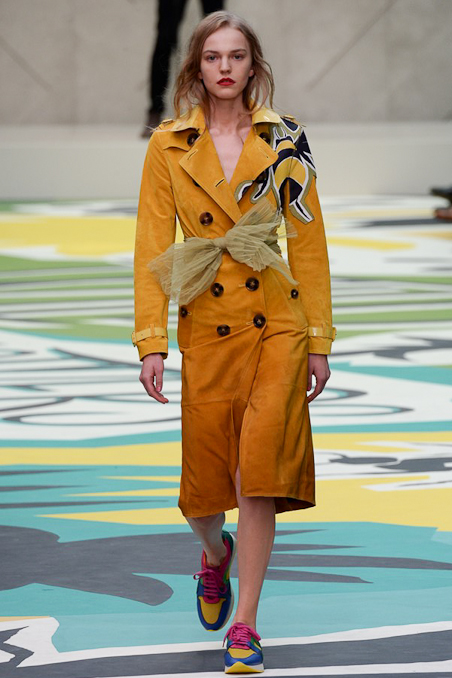 Zhao Wei au défilé Burberry Prorsum de Londres