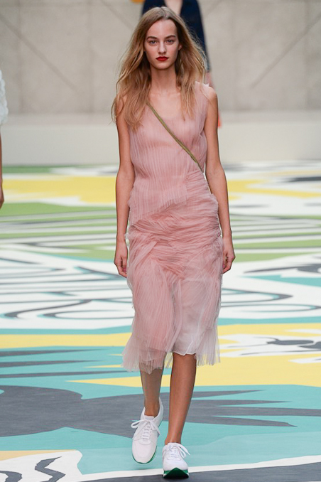 Zhao Wei au défilé Burberry Prorsum de Londres