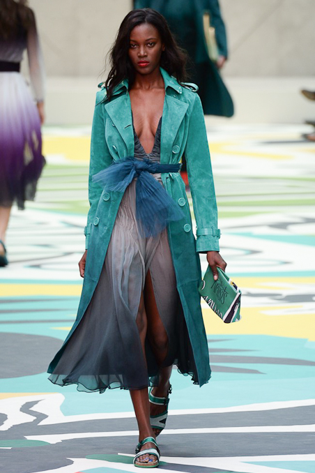 Zhao Wei au défilé Burberry Prorsum de Londres