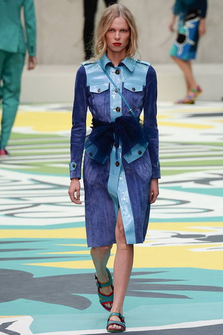 Zhao Wei au défilé Burberry Prorsum de Londres