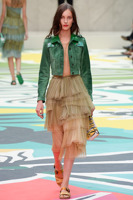 Zhao Wei au défilé Burberry Prorsum de Londres