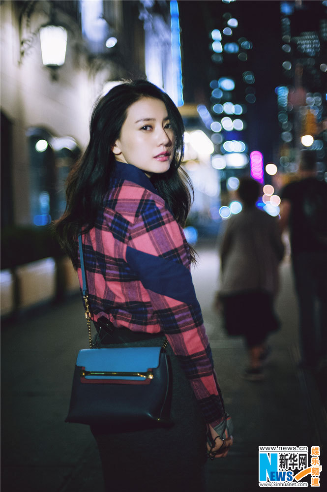 Nouvelles photos de l'actrice chinoise Gao Yuanyuan à New York 