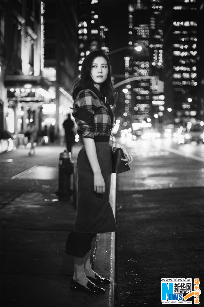 Nouvelles photos de l'actrice chinoise Gao Yuanyuan à New York 