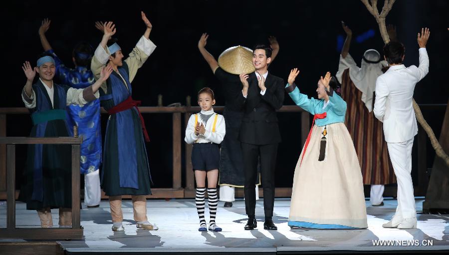 EN IMAGES: Cérémonie d'ouverture des 17e Jeux asiatiques d’Incheon en 2014