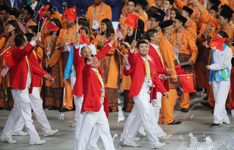 EN IMAGES: Cérémonie d'ouverture des 17e Jeux asiatiques d’Incheon en 2014