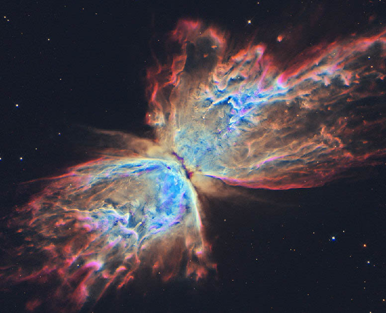 Hubble capture la mort d'une étoile dans la Nébuleuse du Papillon