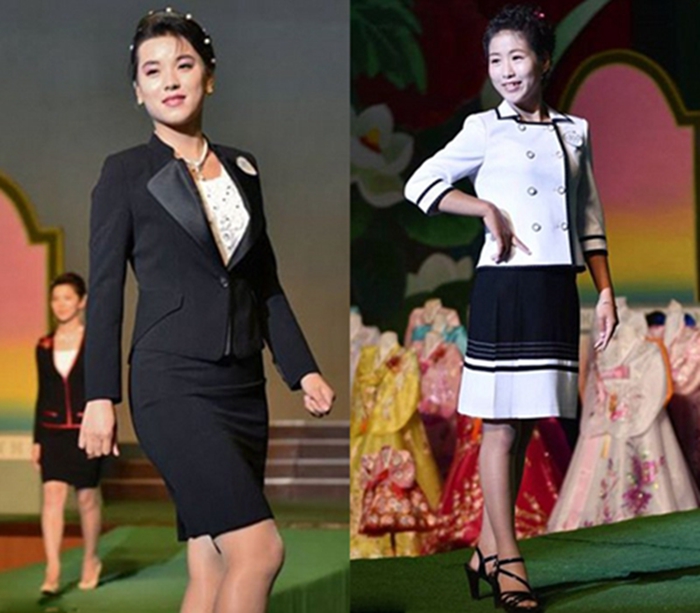 Défilé de mode à Pyongyang