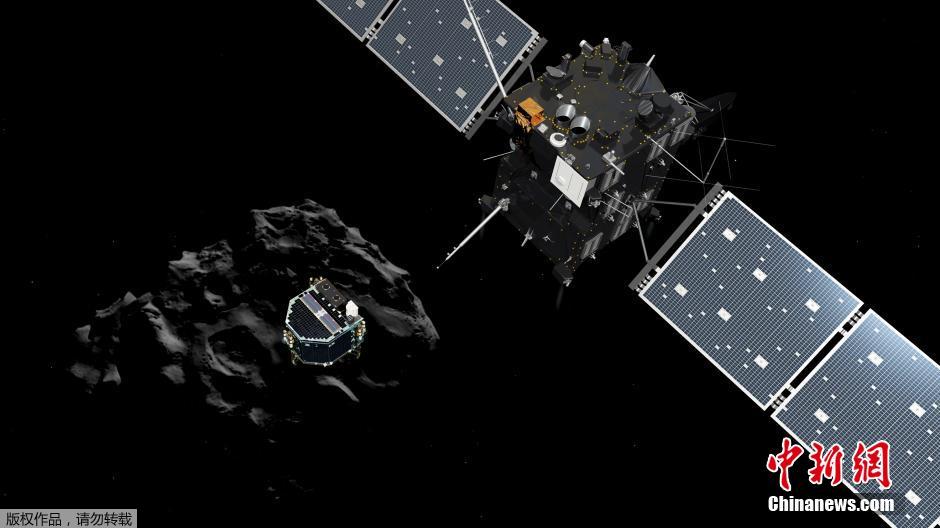 Le premier cliché de Philae sur la comète Tchouri