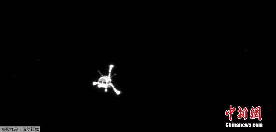 Le premier cliché de Philae sur la comète Tchouri