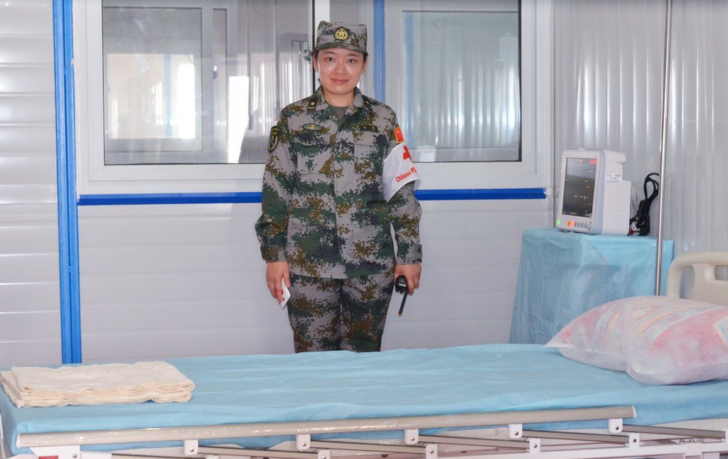 Ebola : inauguration d’un h?pital chinois au Libéria