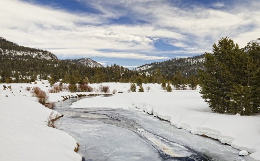 Paysages de neige magnifiques dans le monde 