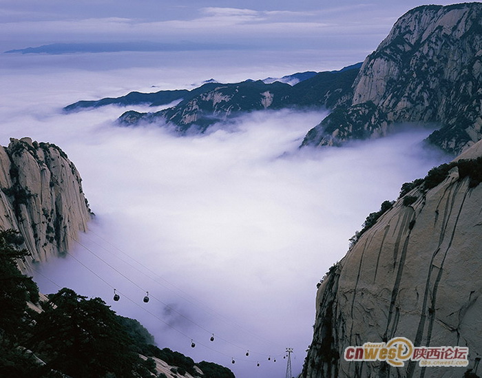 Le Mont Huashan vu par le photographe Qin Xiaoping