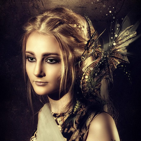 Alana, 13 ans, en reine des dragons.