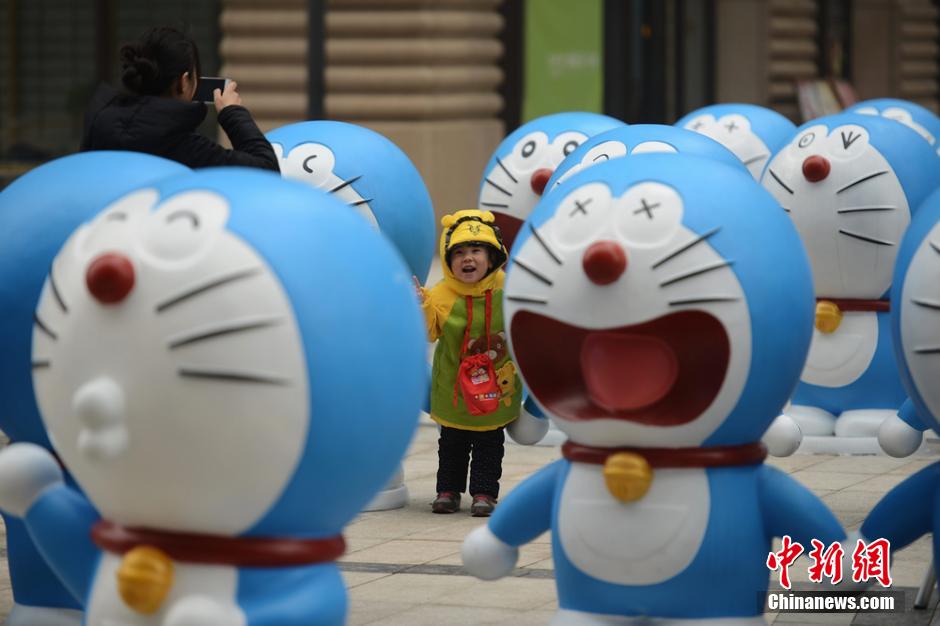 Hunan : les Doraemon descendent dans la rue 