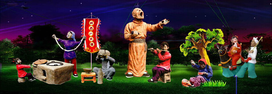 L'exposition de lanternes du Nouvel An 2015 aura lieu à la foire du temple du Tang Paradise