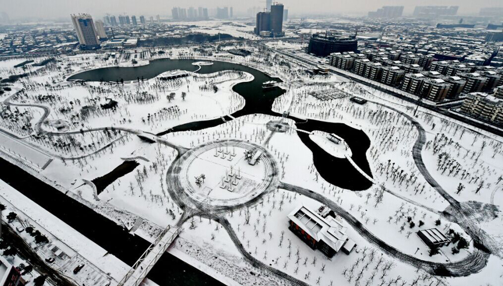 Les charmes de l'hiver à Xiangyang