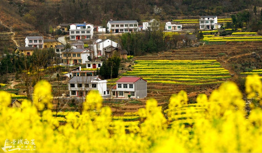 Les beaux paysages de campagne du Shaanxi – la ville de Xuanwo à Ankang