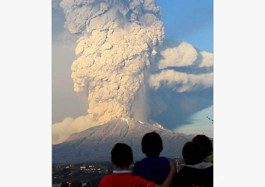 Eruption volcanique dans le sud du Chili