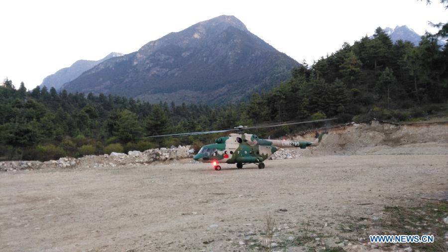 La Chine envoie des hélicoptères pour aider le Népal