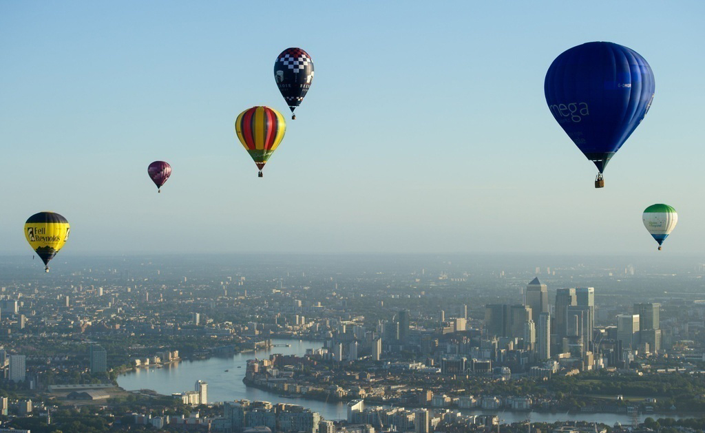 50 montgolfières pour lancer la campagne électorale à la mairie de Londres