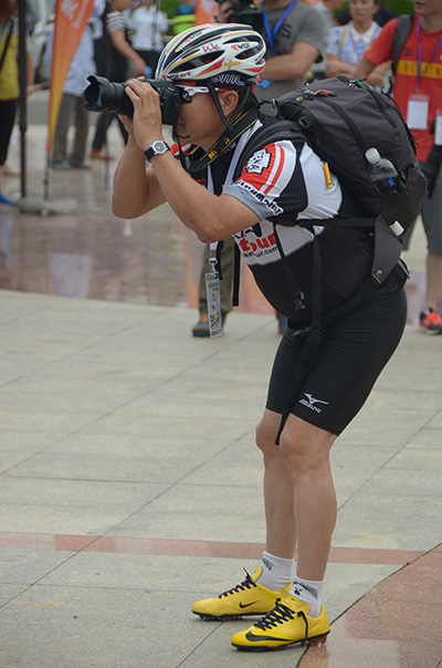 Beijing : ouverture de la 5e Course internationale de vélo