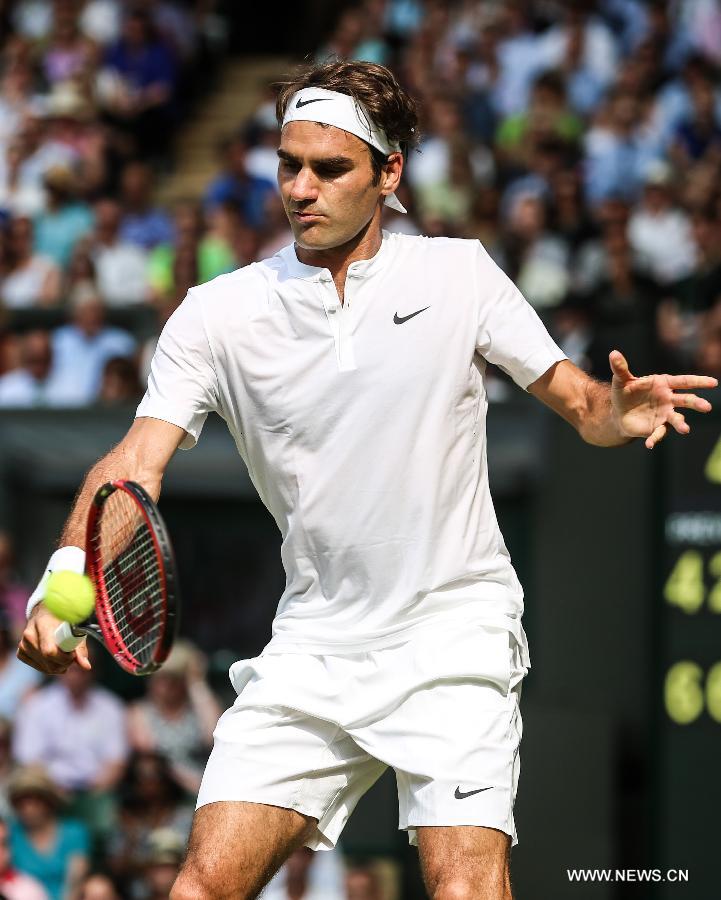 Wimbledon: Roger Federer se qualifie pour le 3e tour
