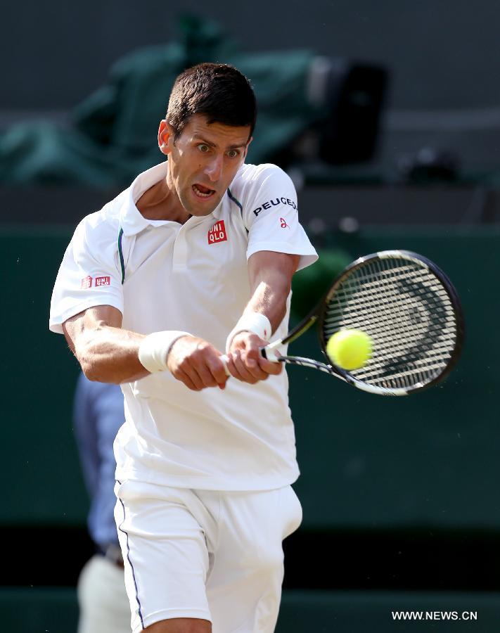 Wimbledon: Novak Djokovic se qualifie pour la demi-finale