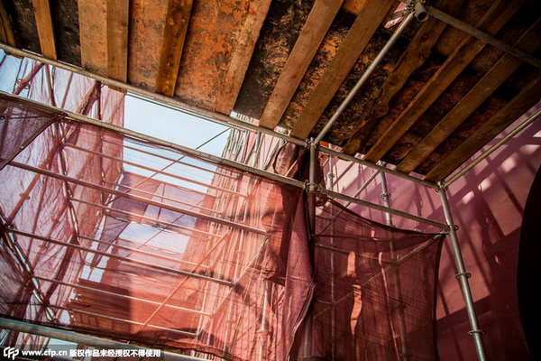 La porte Tian'anmen se refait une beauté