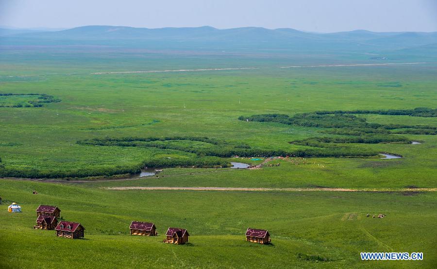 Photos - paysages de la prairie de Ulgai en Mongolie intérieure 